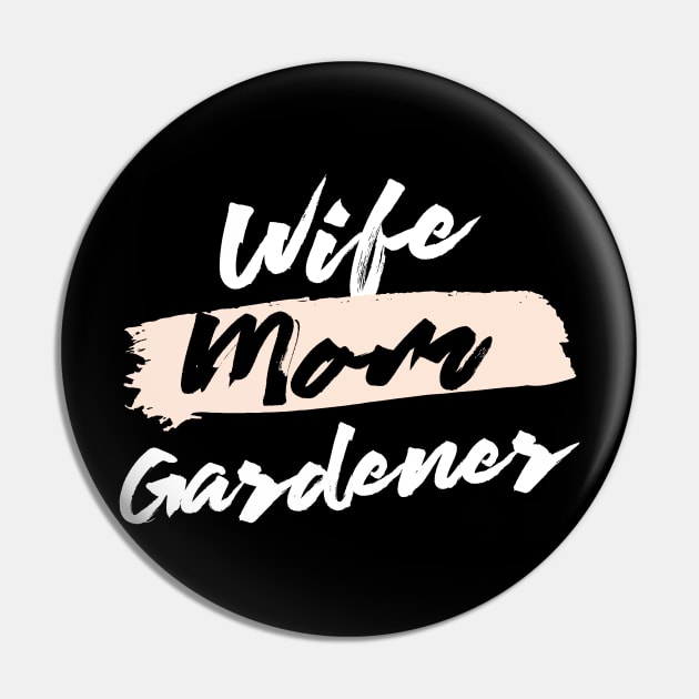 Cute Wife Mom Gardener Gift Idea Pin by BetterManufaktur