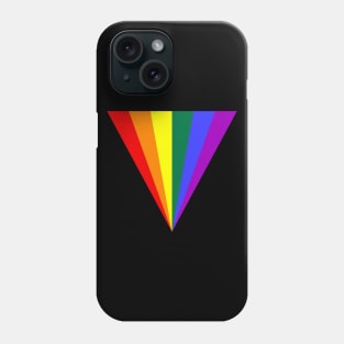 Pride Triangle Rainbow colored gift idea Phone Case