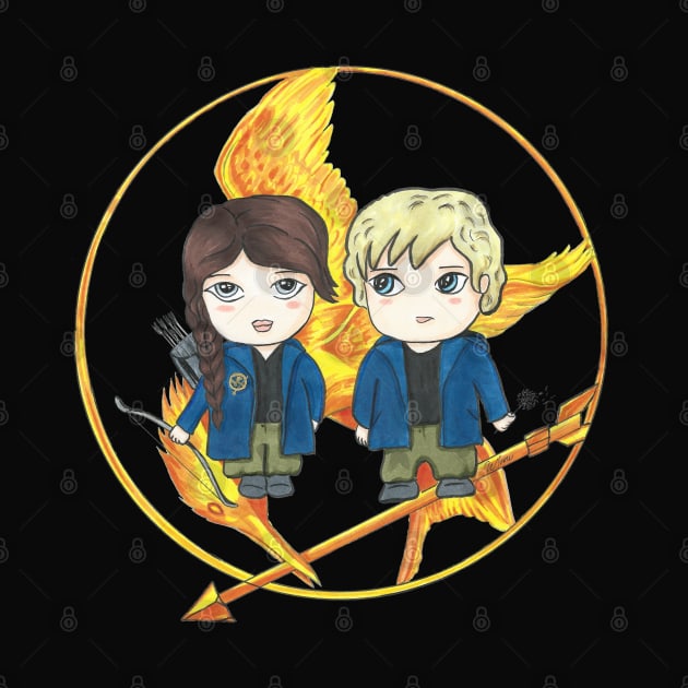 Katniss & Peeta by LivStark