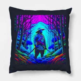 Wandering Samurai Warrior Pillow