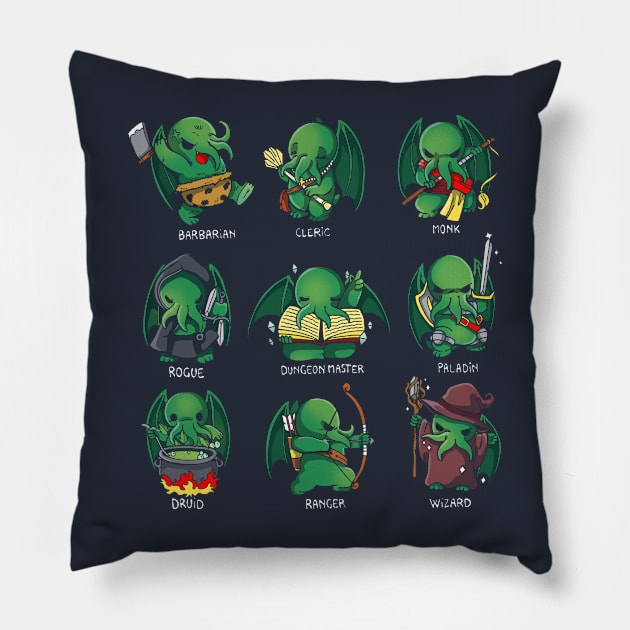 Demons Role Play Game Pillow by Vallina84