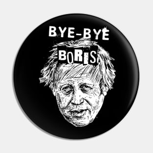 BYE BYE BORIS Pin