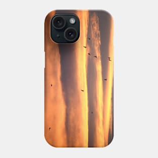 Clouds at sunset Phone Case