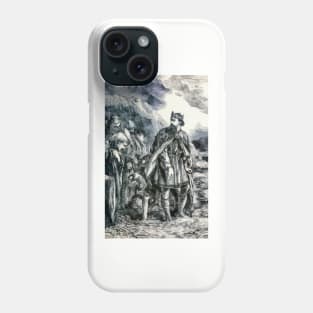 King Canute and His Nobles Phone Case