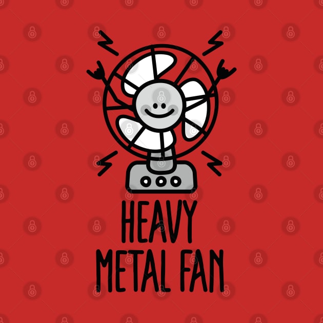 Heavy Metal Fan Funny ventilator Hard Rock & Metal Music pun by LaundryFactory