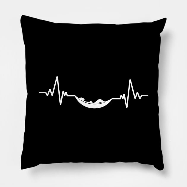 Hammock Heartbeat Hammock Gift Idea Hammocking Pillow by TheTeeBee