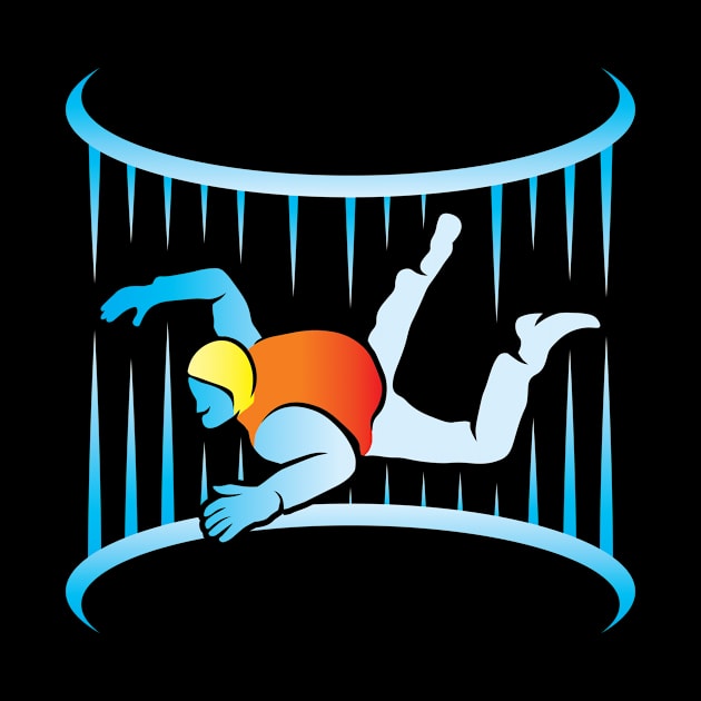 Skydiving Indoor Skydiver by QQdesigns
