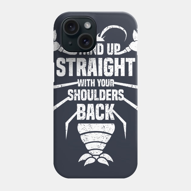 Jordan Peterson | Stand Straight Shoulders Back Phone Case by Pangea5