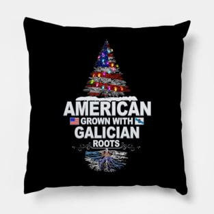 Christmas Tree  American Grown With Galician Roots - Gift for Galician From Galicia Pillow