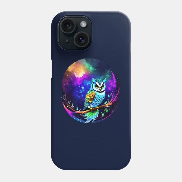 Moonlight Owl 1 Phone Case by Alpenglow Workshop