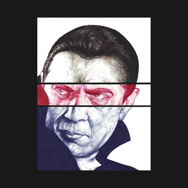 Dracula, A a ballpoint portrait. by RogerPrice00x