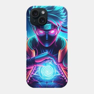 Anime kakashi neon Phone Case