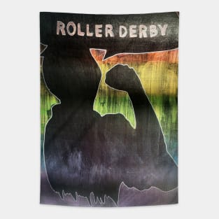 Roller Derby Tapestry