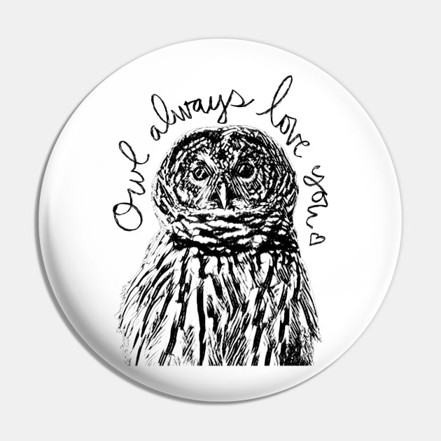 Owl Always Love You -darkside Pin by Room 4 Cello