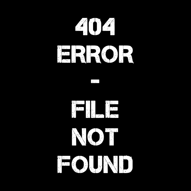 404 Error - File not found by MonfreyCavalier