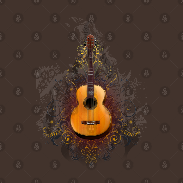 Discover Acoustic Elegance - Guitar - T-Shirt