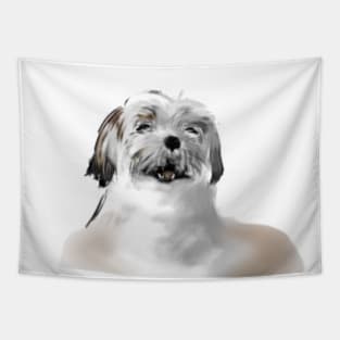 Cute Dog - Shih-Poo Des! Tapestry