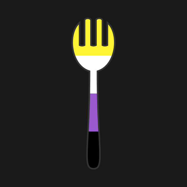 Nonbinary Spork by BellflowerDesigns