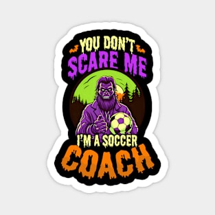 Halloween Coach Shirt | Scare Me Soccer Coach Monster Magnet