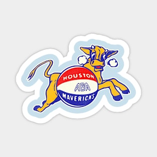 Defunct Houston Mavericks Basketball Team Magnet