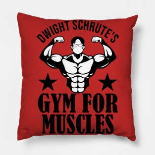 Dwight Schrute S Gym For Muscles Pillow