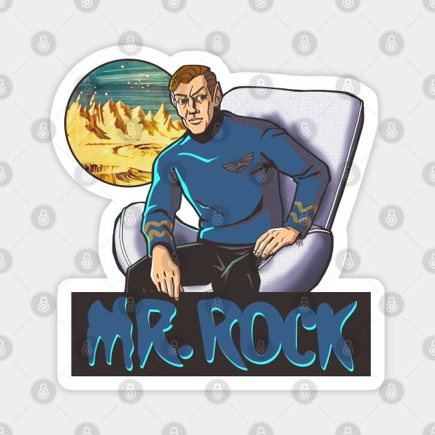 Mr. Rock Magnet by Doc Multiverse Designs