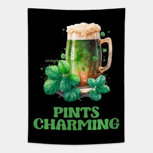 Pints Charming - Raise a Glass to Irish Humor and Endless Charm Tapestry