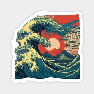 Japanese Wave Magnet