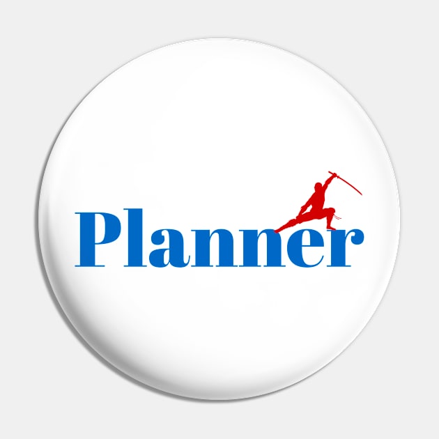 Master Planner Ninja Pin by ArtDesignDE