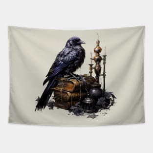 Black Raven Tapestry