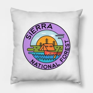 Sierra National Forest California Camping Canoe Pillow