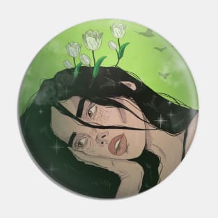 Blooming mind Pin