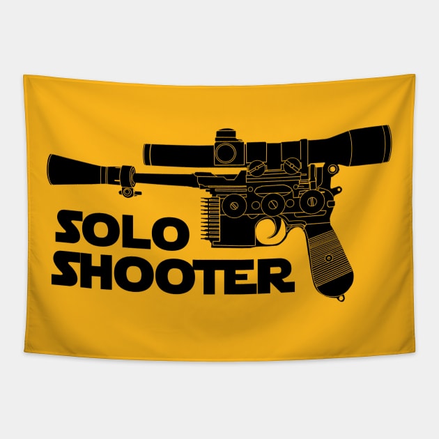 SOLO SHOOTER Tapestry by DistractedGeek