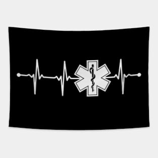 Heartbeat Pulse EMT Paramedic Tapestry