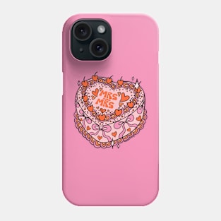 Mrs. and Mrs. Cake Phone Case