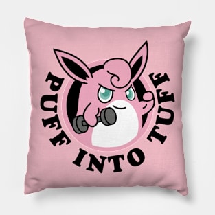 Puff into tuff Pillow