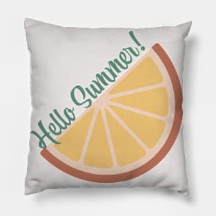 Hello summer bienvenido el verano Pillow