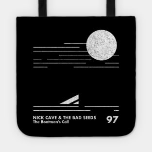 Nick Cave / Minimal Graphic Design Tribute Tote