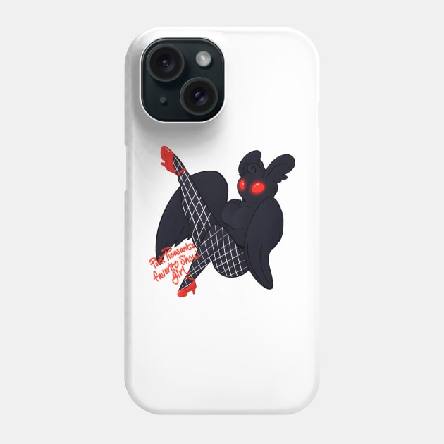 Pin-Up Mothman Phone Case by Bluejayluvsall