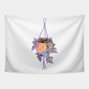 Tradscantia plant in gay pride pot Tapestry