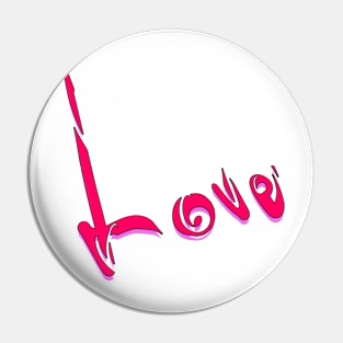 Love feeling tshirt design Pin