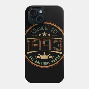 Made In 1993 30th Birthday Phone Case