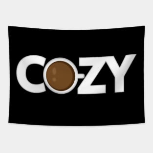 Cozy being cozy typography design Tapestry