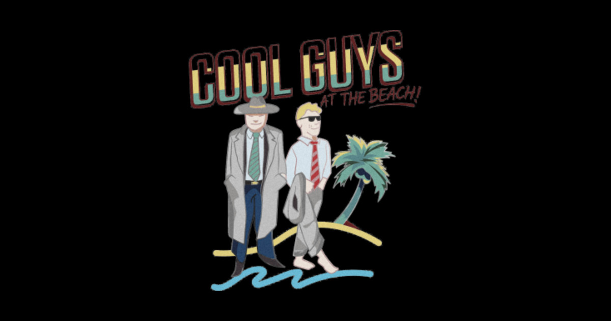 1980s COOL GUYS at the Beach Vintage Retro Look - Cool Guys - Posters ...