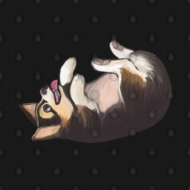 Pembroke Welsh Black Corgi by KO-of-the-self