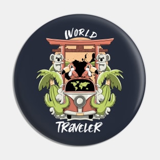 World traveler Pin