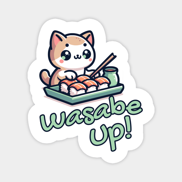 Wasabe Up! Magnet by Silly Mango Shop