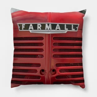 Streamlined Red Tractor Grill Pillow