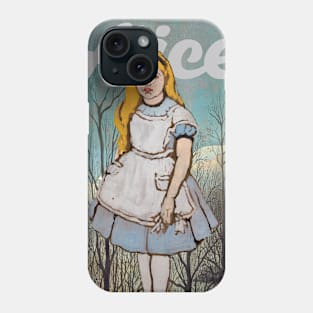 Alice retro vintage poster Phone Case