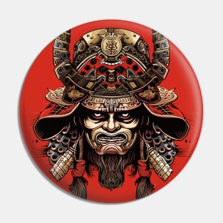 Samurai helmet Pin